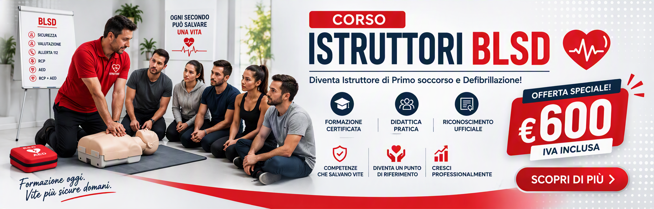 Diventa Istruttore BLSD